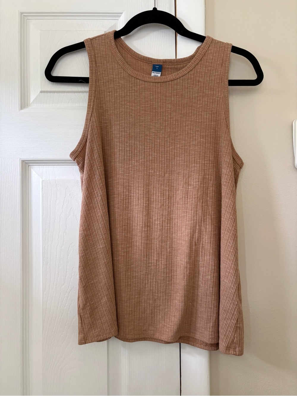 Old Navy Ribbed Sleeveless Tan Tank Top
